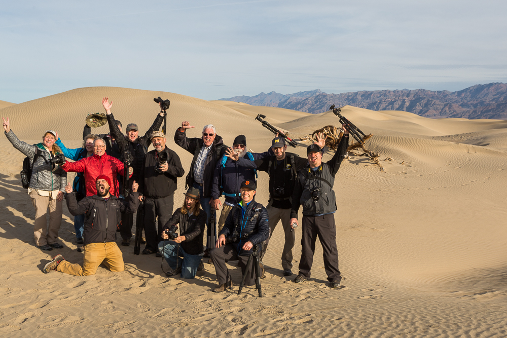 Death Valley Winter Photography Workshop Students with Aperture Academy