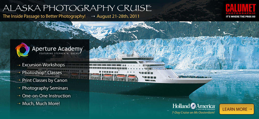 7-Day Alaska Cruise Photography Workshop